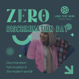 Zero Discrimination Diversity Instagram post Image Preview