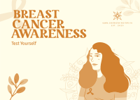 Breast Cancer Campaign Postcard Design
