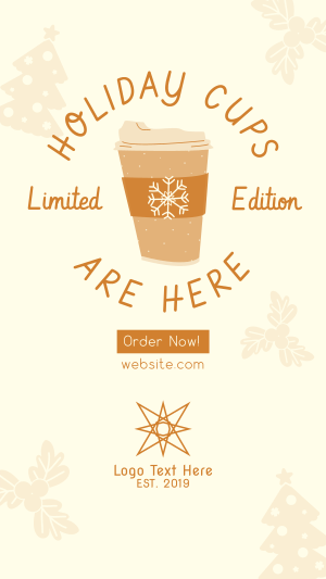Christmas Cups Facebook story Image Preview