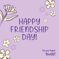 Floral Friendship Day Instagram post Image Preview
