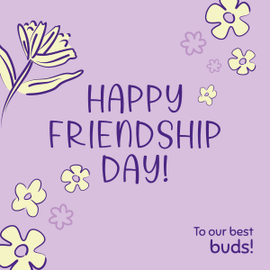Floral Friendship Day Instagram post Image Preview
