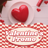Retro Valentines Promo Instagram Post Design