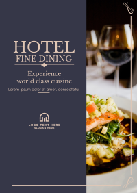 Hotel Fine Dining Poster Design