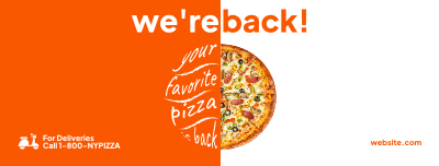 New York Pizza Chain Facebook cover Image Preview