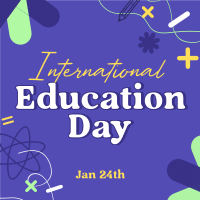 Celebrate Education Day Instagram Post Design