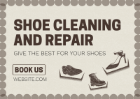 Shoe Cleaning and Repair Postcard Preview