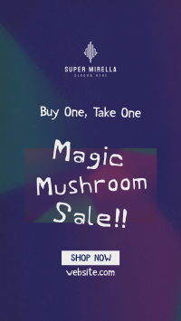 Psychedelic Mushroom Sale Facebook Story Image Preview