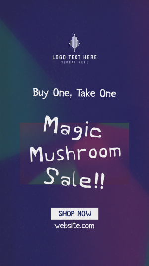 Psychedelic Mushroom Sale Facebook story Image Preview