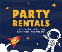 Kids Party Rentals Facebook post Image Preview