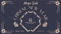 Chinese Year Sale Facebook Event Cover Design