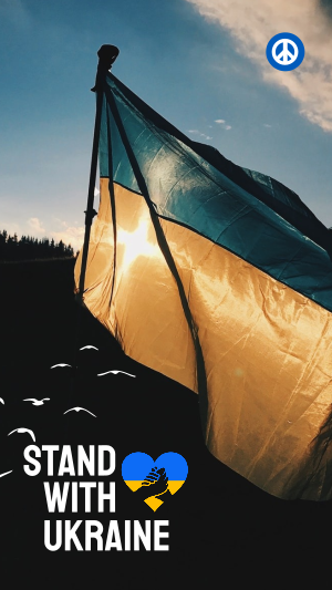 Stand with Ukraine Facebook story Image Preview
