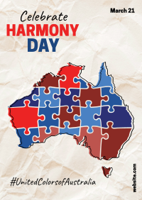 United Colors of Australia Poster Design