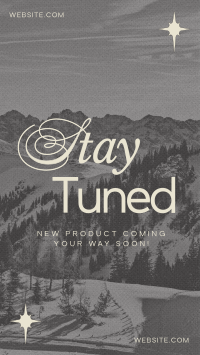 Minimalist Stay Tuned Video Image Preview