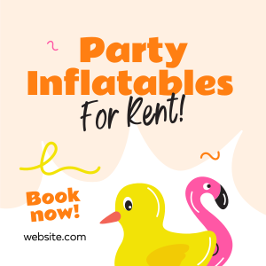 Party Inflatables Rentals Instagram post Image Preview