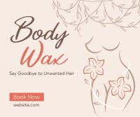Body Waxing Service Facebook Post Design
