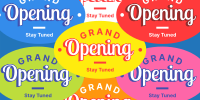 Opening Stickers Twitter Post Design