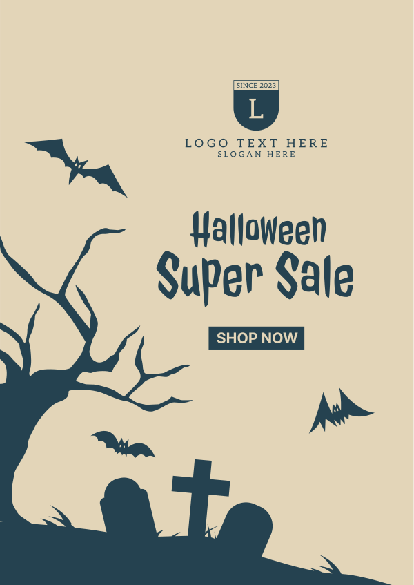Halloween Super Sale Poster Design Image Preview