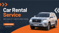 Car Rental Service Facebook Event Cover Design