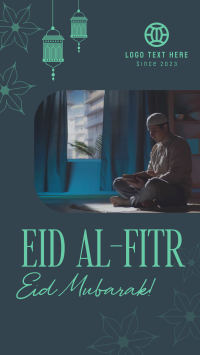 Eid Al Fitr Mubarak YouTube Short Design