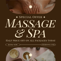 Modern Massage Therapy Instagram post Image Preview