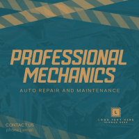 Mechanic Pros Instagram Post Design