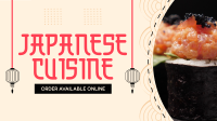 Special Asian Menu YouTube Video Design