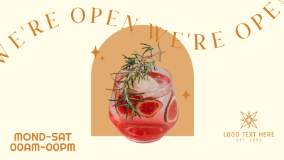 Aesthetic Retro Cocktails Facebook event cover Image Preview