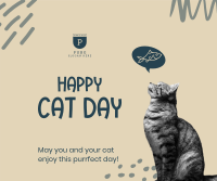 Simple Cat Day Facebook post Image Preview