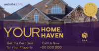 Your Home Your Haven Facebook Ad Design