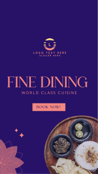Fine Dining Instagram Story Design