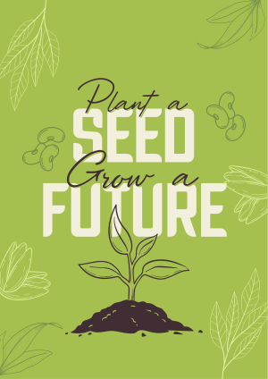 Earth Day Seed Planting Flyer Image Preview