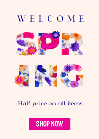 Modern Spring Sale Poster Image Preview