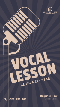 Vocal Coaching Lesson Instagram story Image Preview