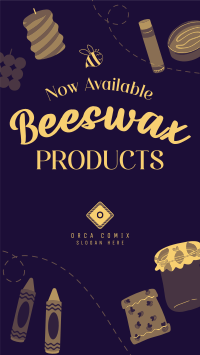 Beeswax Products Facebook Story Design