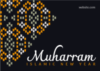Blessed Muharram  Postcard Image Preview