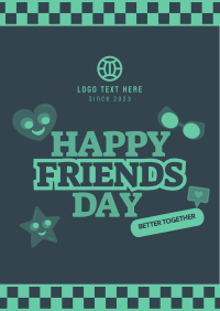Quirky Friendship Day Poster Image Preview