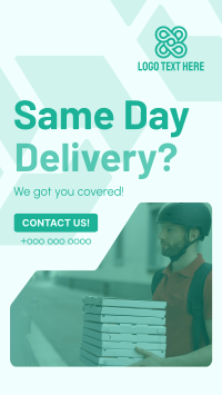 Professional Delivery Service Facebook story Image Preview