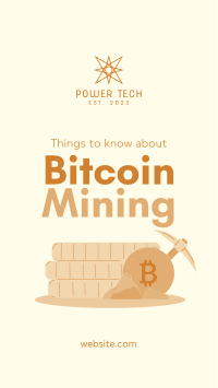 Bitcoin Mining Facebook story Image Preview