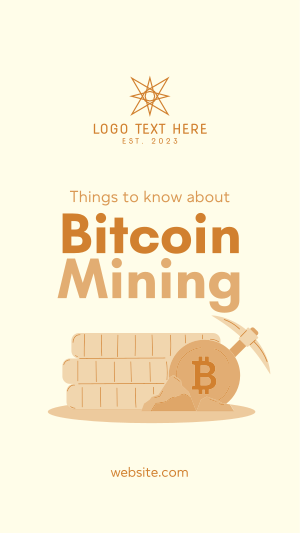 Bitcoin Mining Facebook story Image Preview