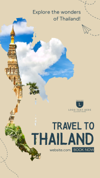 Explore Thailand Facebook Story Design