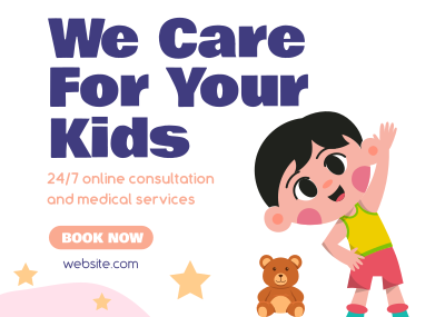 Child Care Consultation Postcard Image Preview