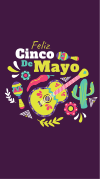 Feliz Cinco De Mayo Instagram Story Design