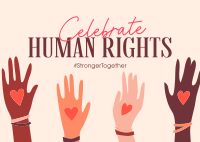 Human Rights Campaign Postcard Design