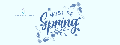Must be Spring Facebook cover Image Preview