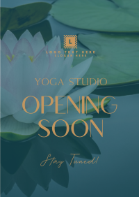 Yoga Studio Opening Poster Image Preview