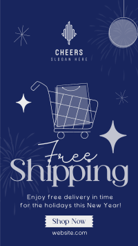 New Year Shipping Instagram Story Design