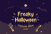 Freaky Halloween Pinterest Cover Design