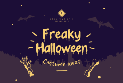 Freaky Halloween Pinterest board cover Image Preview