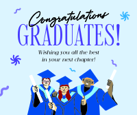 Quirky Fun Graduation Facebook post Image Preview