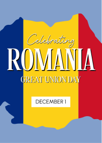 Romanian Celebration Flyer Image Preview